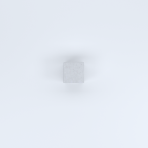 FIORIERE IN CEMENTO LISCE CUBO SENZA PIEDINI CM25X25X50H BIANCO