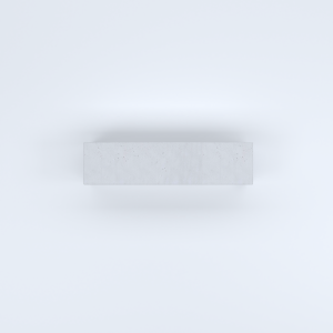 FIORIERE IN CEMENTO LISCE RETTANGOLARI SENZA PIEDINI CM100X25X40H BIANCO
