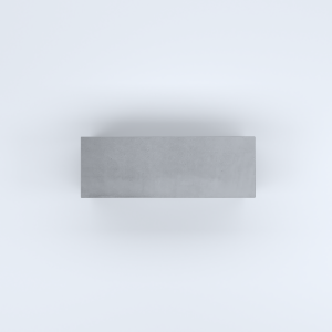 FIORIERE IN CEMENTO LISCE RETTANGOLARI SENZA PIEDINI CM100X35X50H GRIGIO