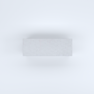 FIORIERE IN CEMENTO LISCE RETTANGOLARI SENZA PIEDINI CM100X35X50H BIANCO