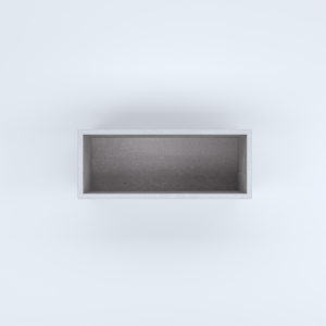 FIORIERE IN CEMENTO LISCE RETTANGOLARI SENZA PIEDINI CM100X40X40H BIANCO