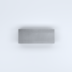 FIORIERE IN CEMENTO LISCE RETTANGOLARI SENZA PIEDINI CM100X40X60H GRIGIO