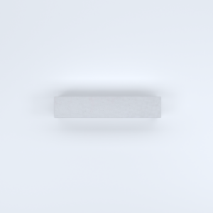 FIORIERE IN CEMENTO LISCE RETTANGOLARI SENZA PIEDINI CM100X20X20H BIANCO