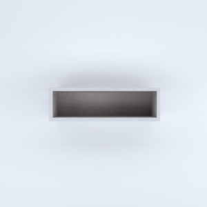 FIORIERE IN CEMENTO LISCE RETTANGOLARI SENZA PIEDINI CM100X30X40H BIANCO