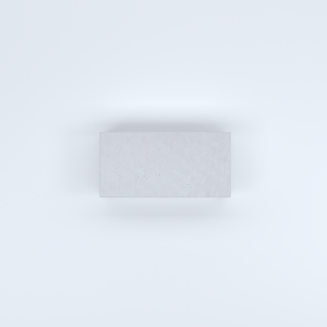 FIORIERE IN CEMENTO LISCE RETTANGOLARI SENZA PIEDINI CM80X40X40H BIANCO
