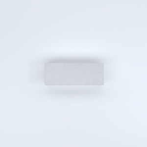 FIORIERE IN CEMENTO LISCE RETTANGOLARI SENZA PIEDINI CM80X30X40H BIANCO