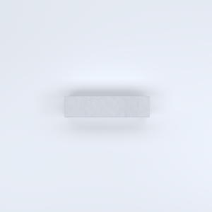 FIORIERE IN CEMENTO LISCE RETTANGOLARI SENZA PIEDINI CM80X20X40H BIANCO