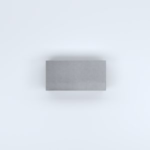 FIORIERE IN CEMENTO LISCE RETTANGOLARI SENZA PIEDINI CM80X40X80H GRIGIO