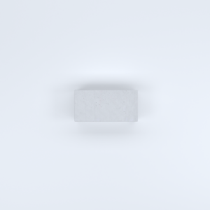 FIORIERE IN CEMENTO LISCE RETTANGOLARI SENZA PIEDINI CM60X30X40H BIANCO
