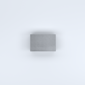 FIORIERE IN CEMENTO LISCE RETTANGOLARI SENZA PIEDINI CM60X40X20H GRIGIO