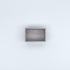 FIORIERE IN CEMENTO LISCE RETTANGOLARI SENZA PIEDINI CM60X40X20H GRIGIO