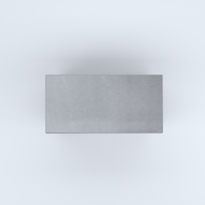 FIORIERE IN CEMENTO LISCE RETTANGOLARI SENZA PIEDINI CM100X50X60H GRIGIO